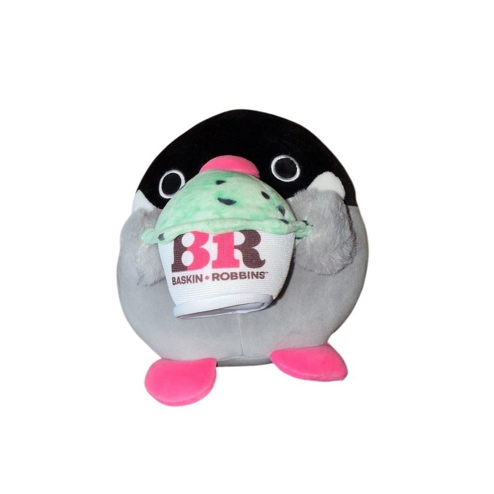 ZURU Snackles Series 2 Penelope Penguin Plush w/ Baskin-Robbins Cup